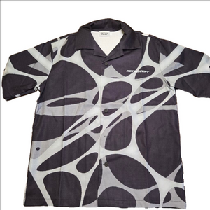 Retrovert Black Button Up Shirt Size Large NWT